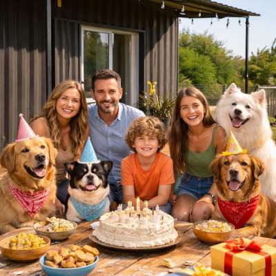 yuqueri-cumpleanos Festejo de cumpleaños de un perro en Yuquerí Hotel Canino
